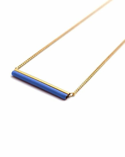 Collier étincelle Bleu lilas