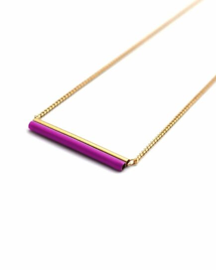 Collier étincelle Violet