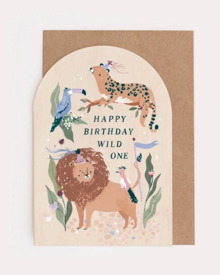 Cartes Happy birthday Wild One