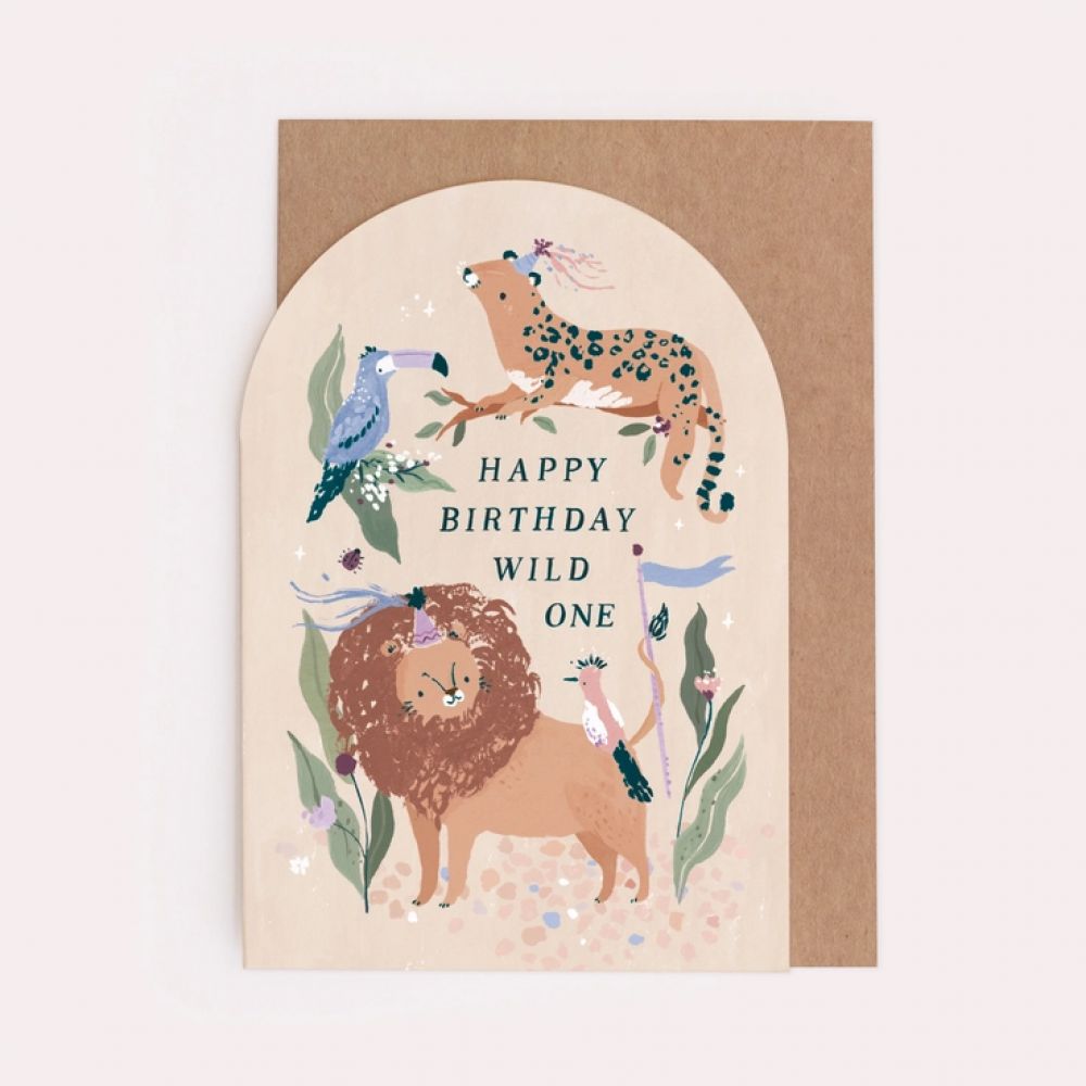Cartes Happy birthday Wild One