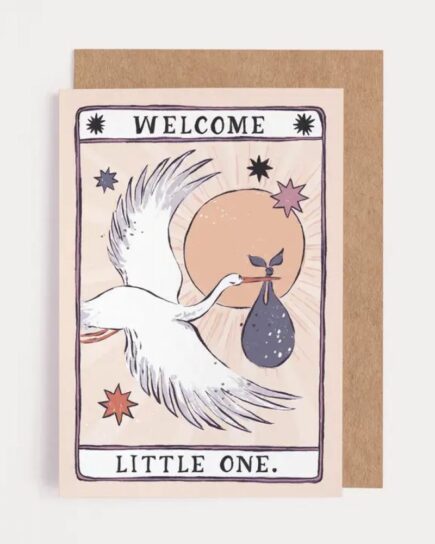 Carte Cigogne Welcome little one
