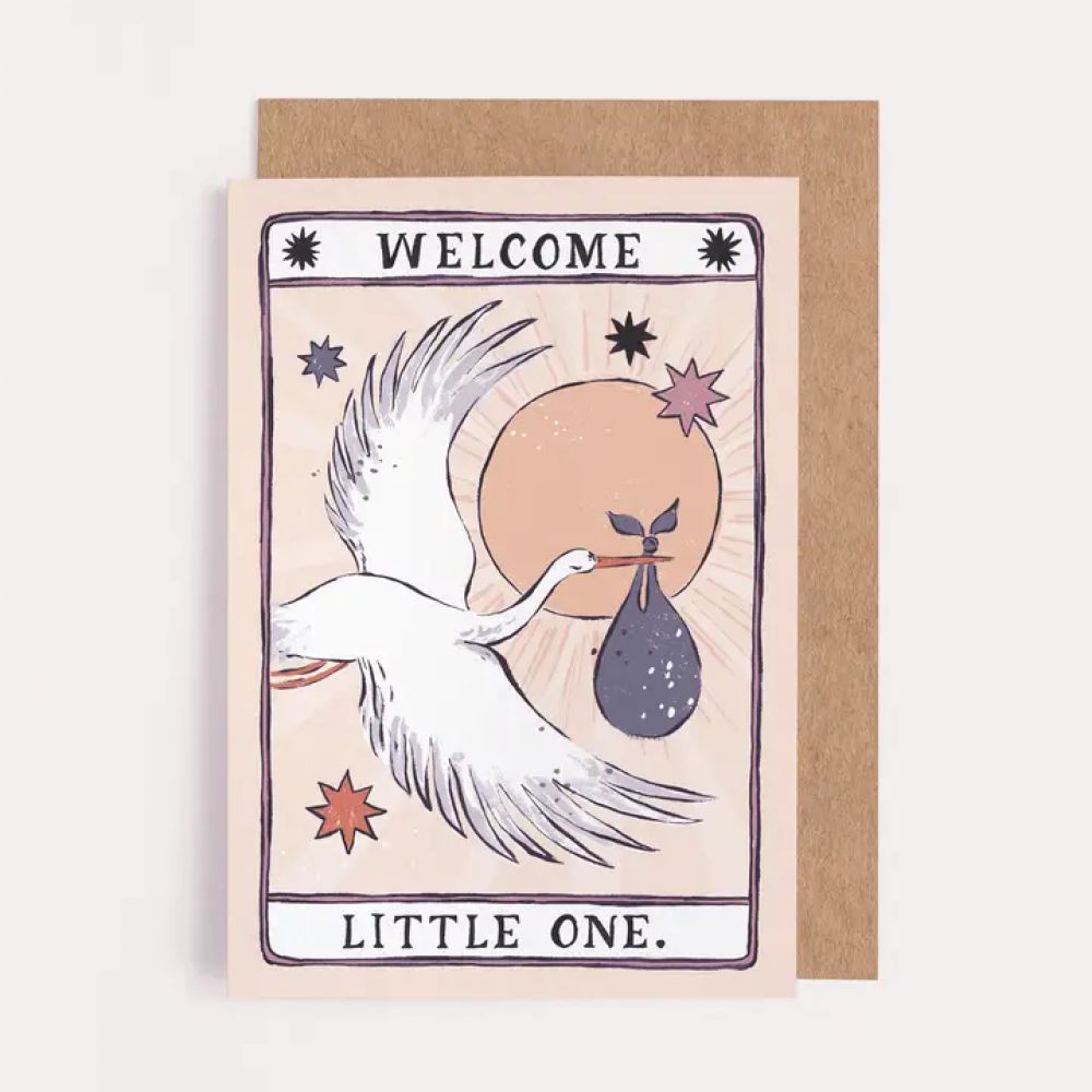 Carte Cigogne Welcome little one