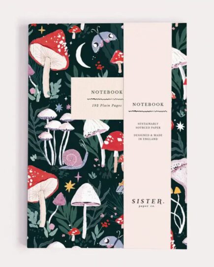 Cahier Champignons | Carnet à pages blanches
