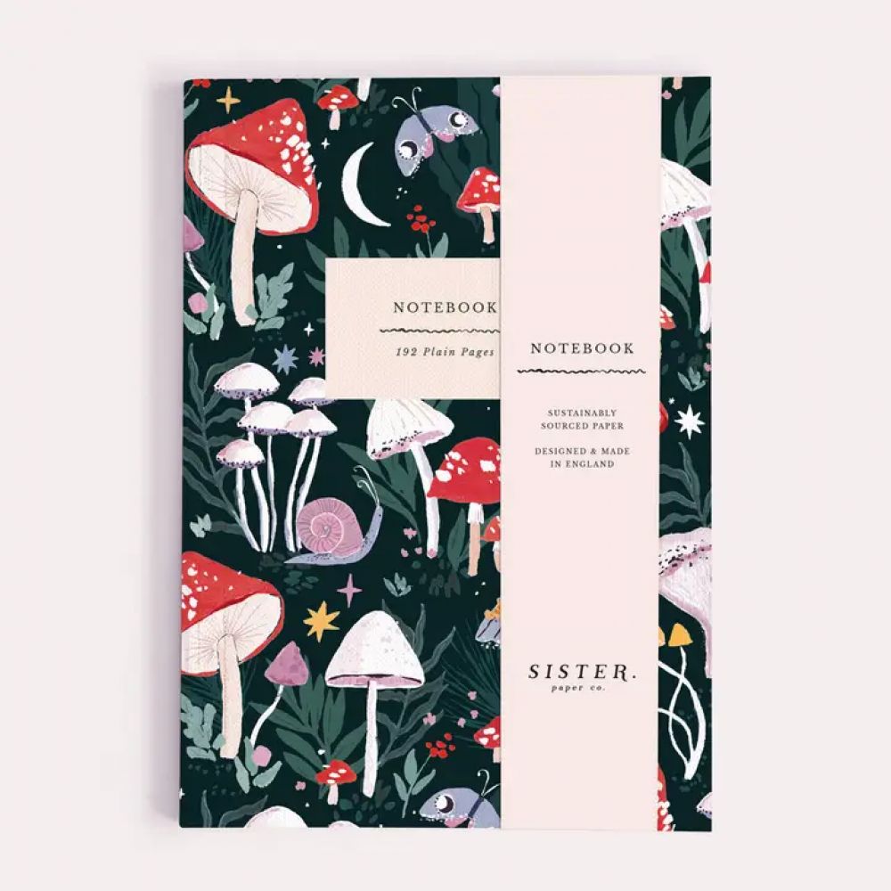 Cahier Champignons | Carnet à pages blanches