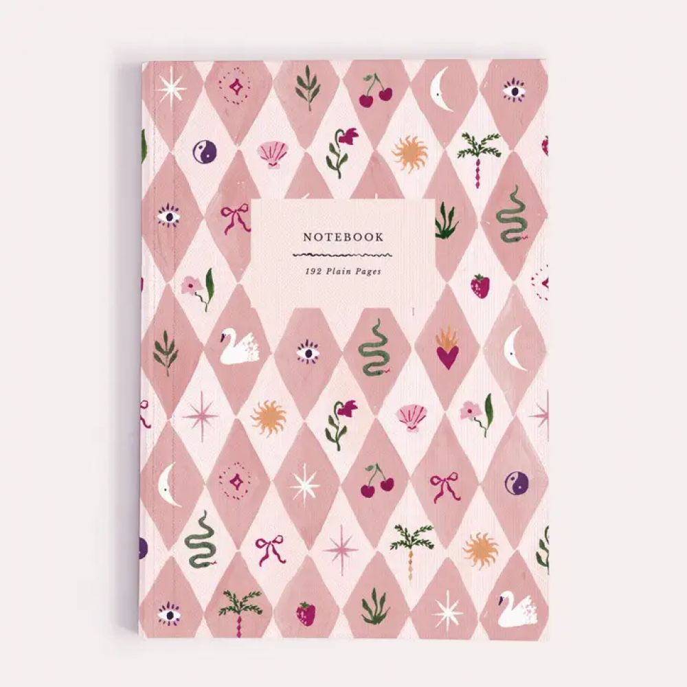 Carnet Arlequin Blush | Journal à Pages Blanches