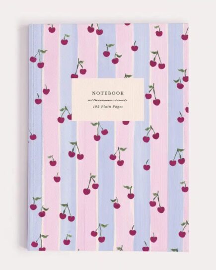Carnet de cerises | Journal à pages blanches