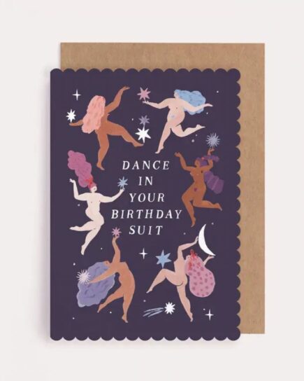 Carte Dance in your birthday suit