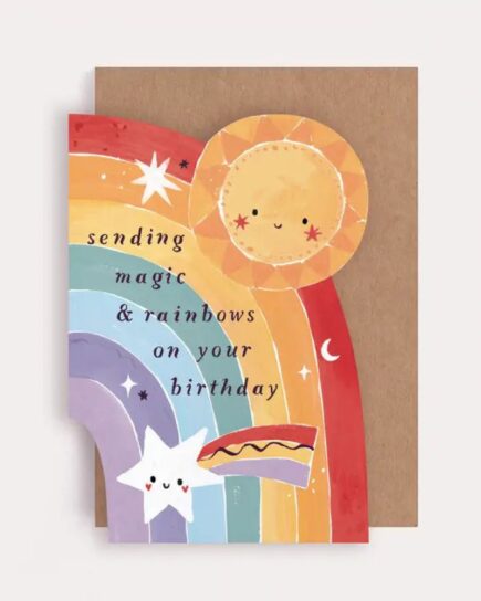 Carte Sending magic & rainbows in your birthday