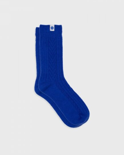 Chaussettes en laine - Bleu electrique