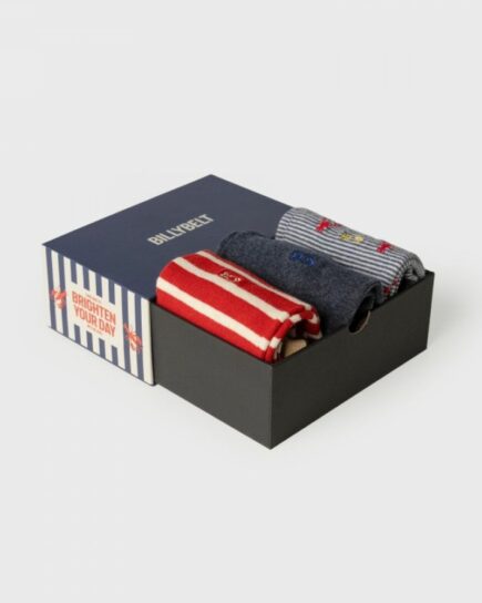 Coffret de chaussettes homme - Ride to horizon - Bleu