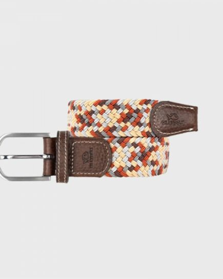 Ceinture tressée élastique multicolore - Sedona