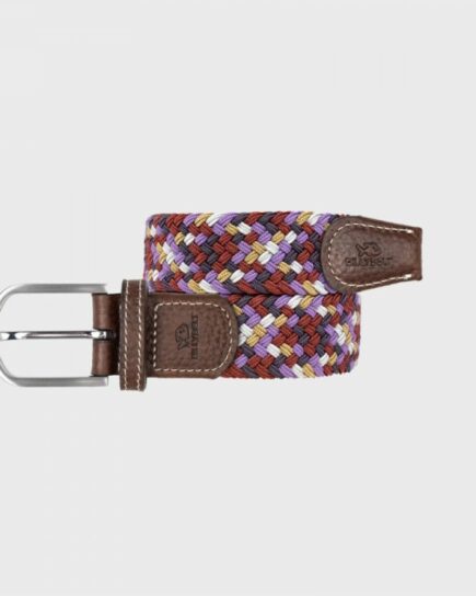 Ceinture tressée élastique multicolore - Otavalo
