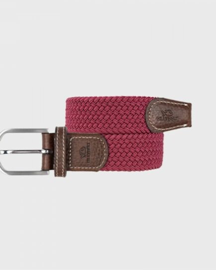 Ceinture tressée élastique unie
