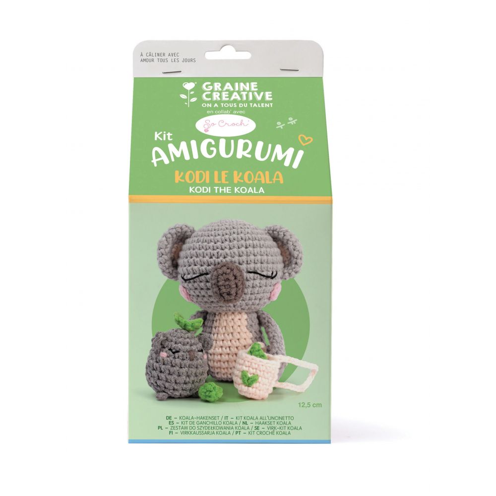 Kit Amigurumi "Kodi le Koala" – Coffret crochet