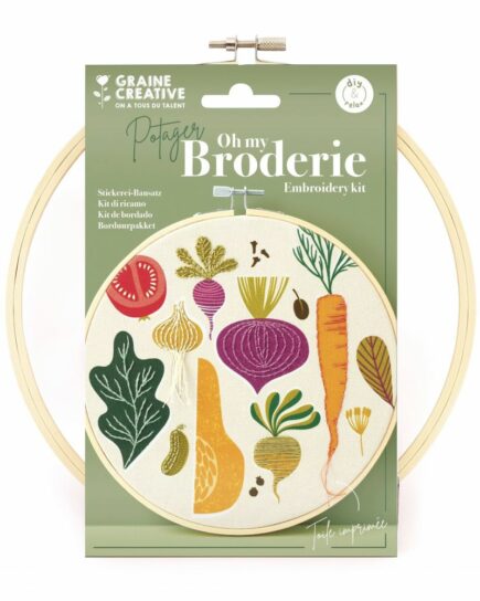 Kit Broderie partielle Potager Ø20cm