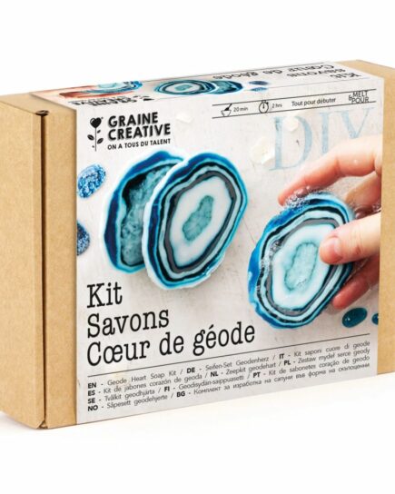 Kit Savon coeur de Géode