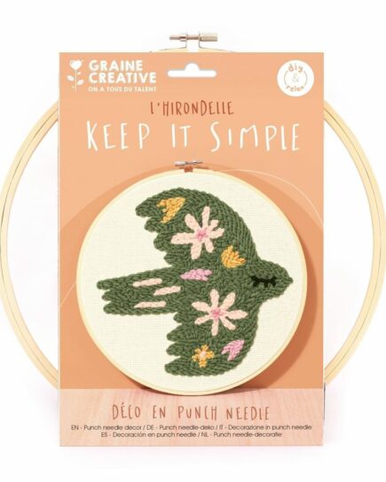 Kit Punch Needle Oiseau
