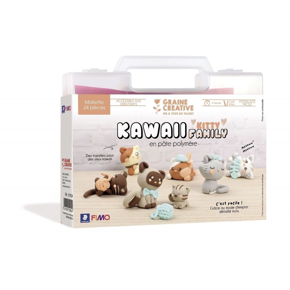 Malette FIMO Kawaii Kitty Family