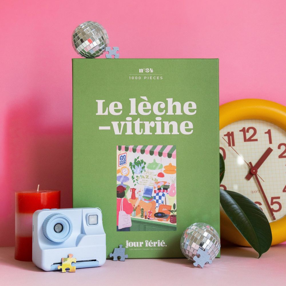 Puzzle Le lèche-vitrine - 1000 pcs