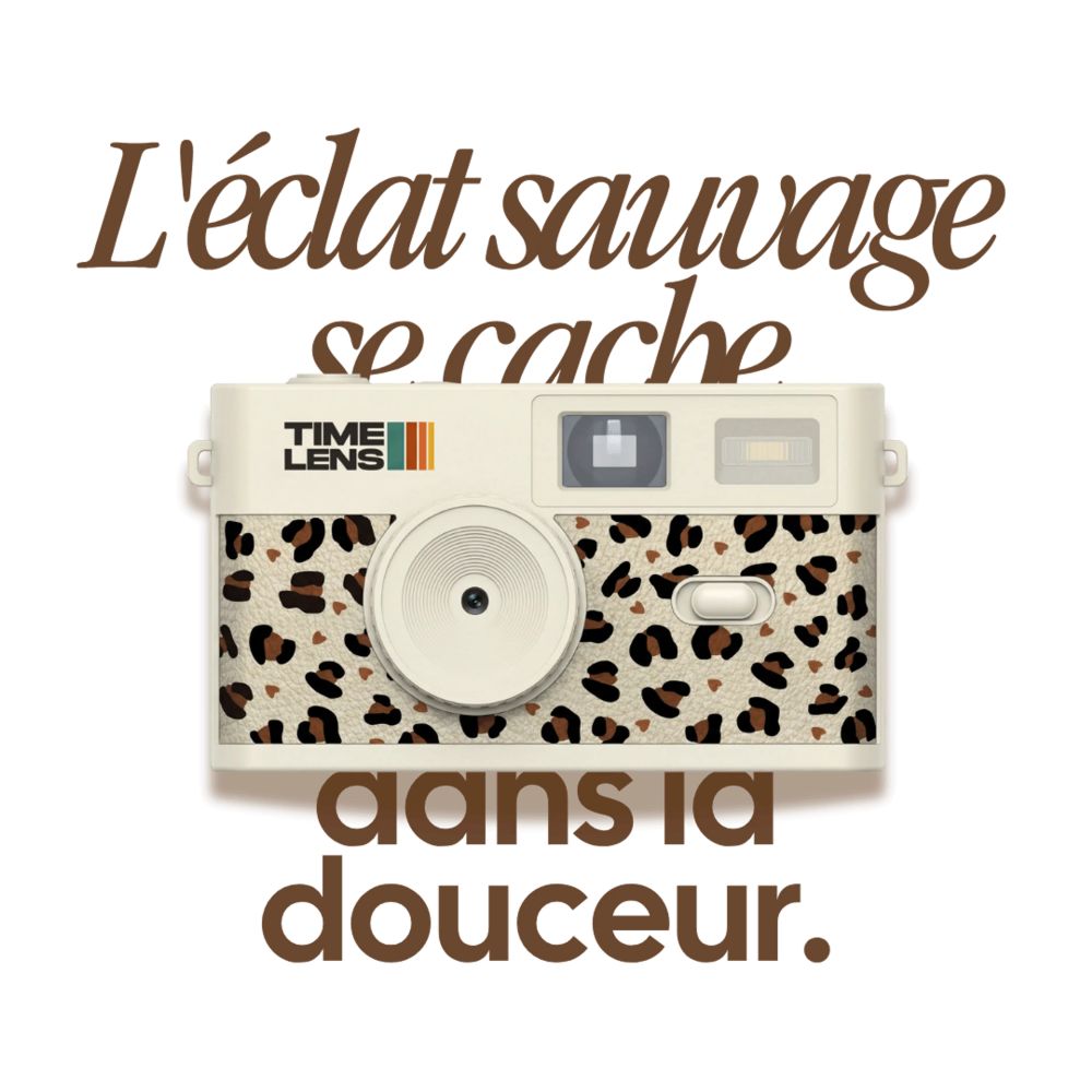 Appareil photo TimeLens® Cream Leopard